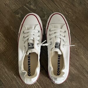 Women’s white converse